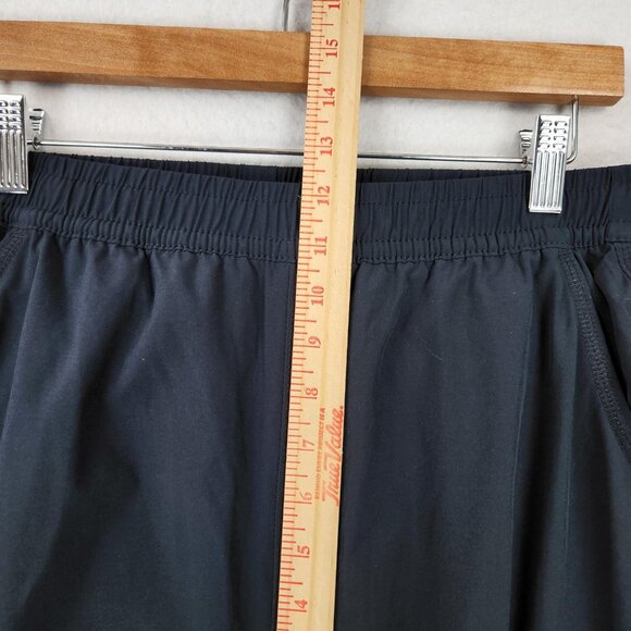 Eddie Bauer Pants Womens 14 Black Fleece Lined Hi Rise Cargo Jogger Sweatpants - Picture 6 of 16